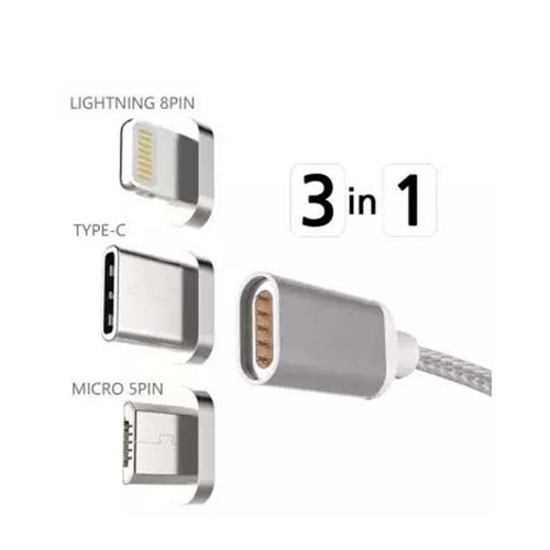 Metal 3In1 Fast Charging Magnetic Cable